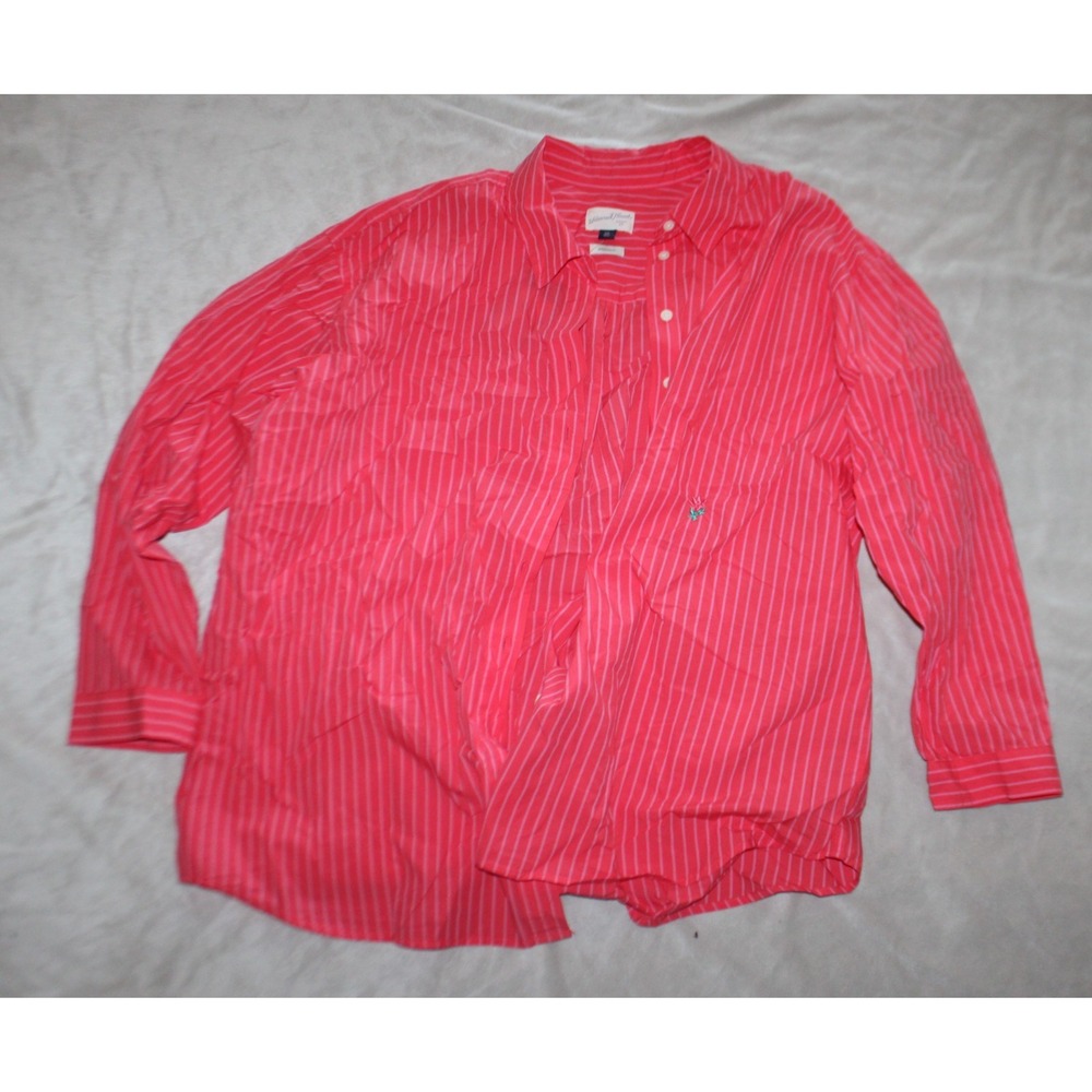 Universal Thread NWT Oversized Button Up Shirt Red White Stripes Women's Size XS